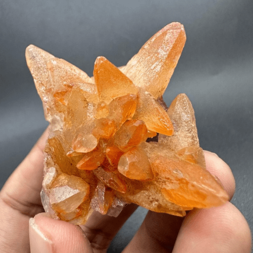 Orange Dogtooth Calcite